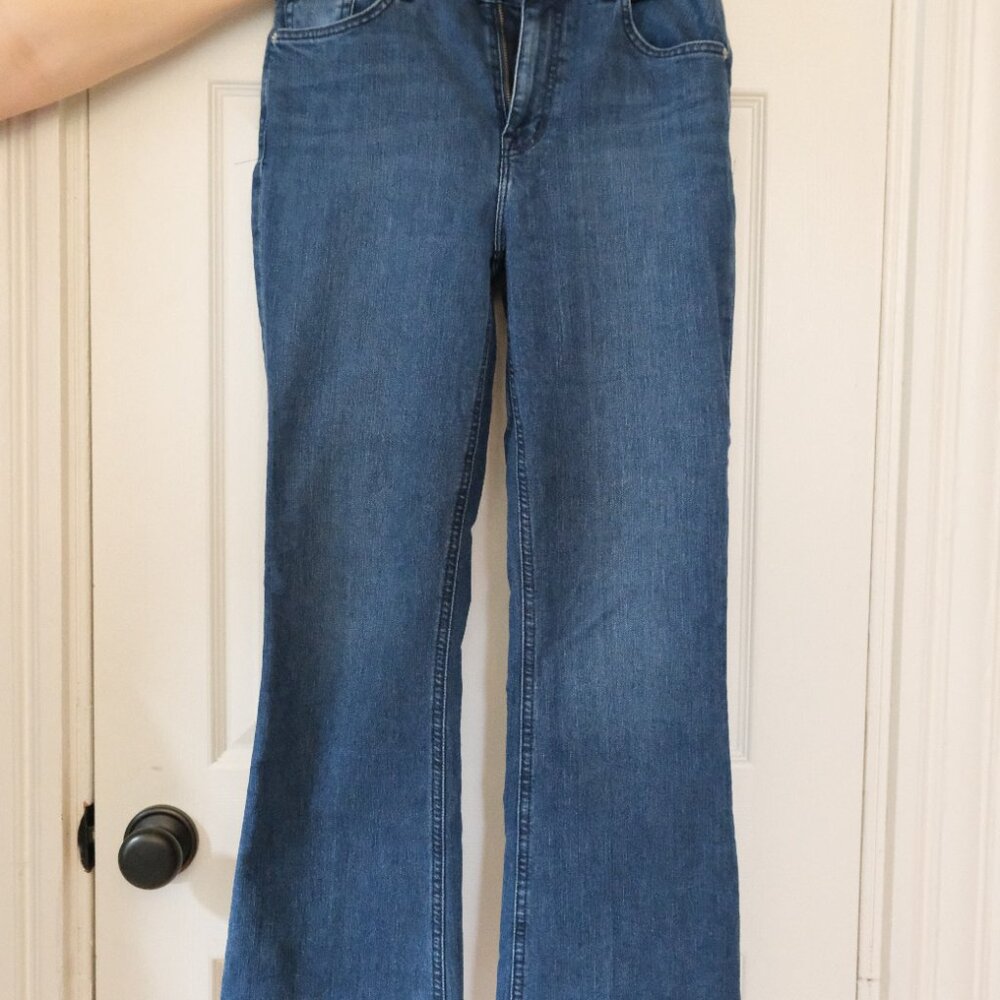 Current/Elliott Flare Cropped Jeans
